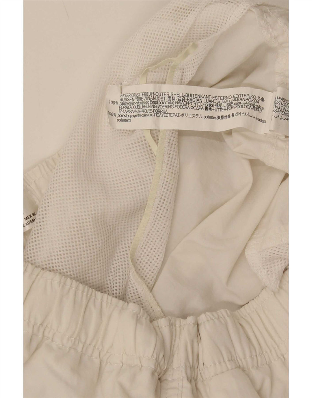Pantaloni scurți de înot pentru bărbați Zara, mari, alb, din poliester