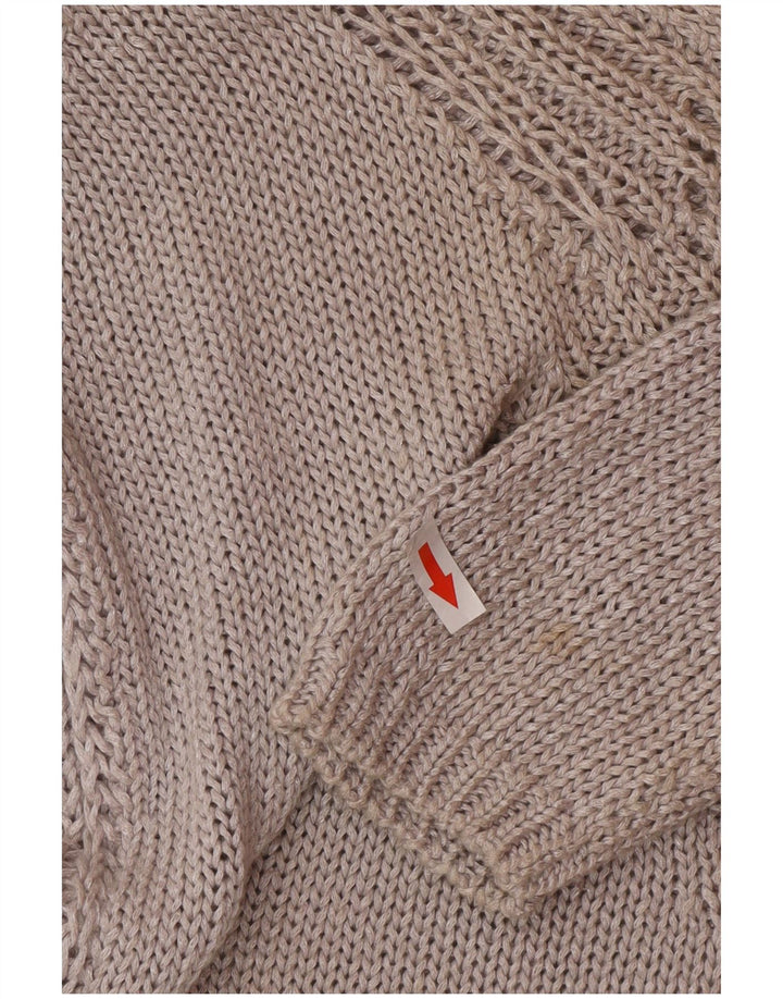 Pulover cu decolteu în V Zara pentru femei UK 14 Gri mediu