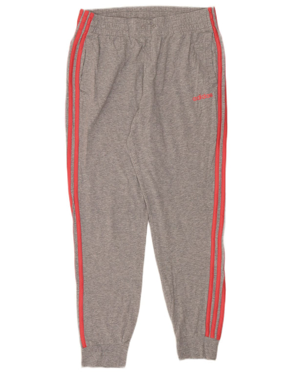 Pantaloni de trening Adidas pentru femei Joggeri UK 12/14 Bumbac gri mediu
