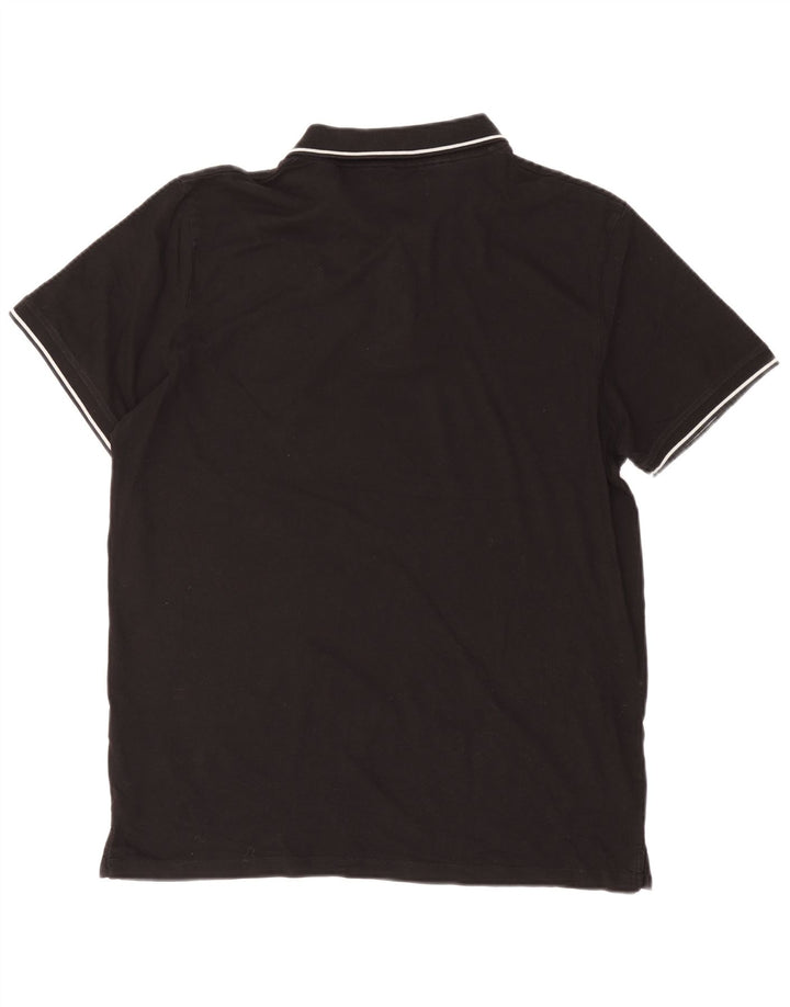 Tricou polo Jack & Jones pentru bărbați XL, bumbac negru