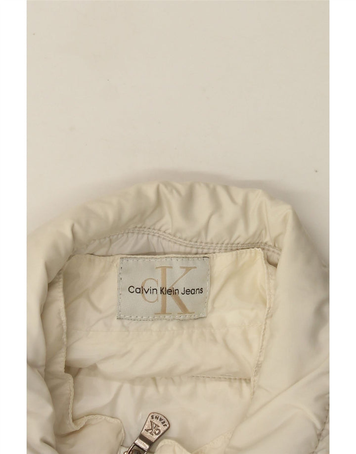 Calvin Klein Jeans Jachetă pentru bărbați Utility UK 38 Medium White