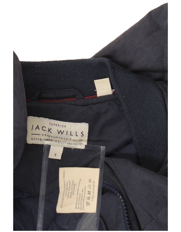 JACK WILLS Jachetă Bomber pentru bărbați UK 36 Mic Bumbac bleumarin