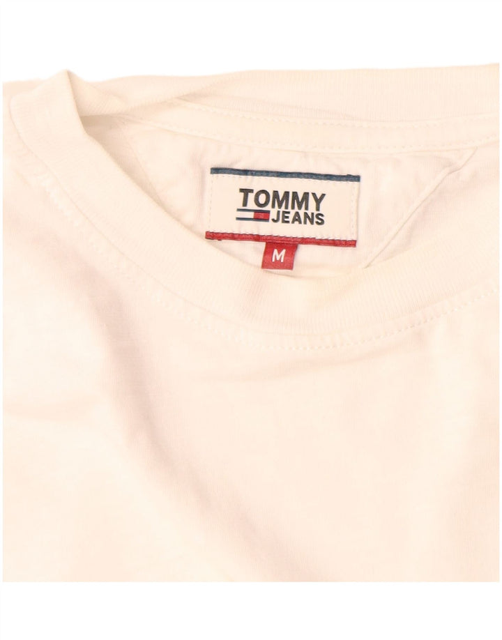 Top grafic pentru bărbați Tommy Hilfiger cu mânecă lungă, alb mediu