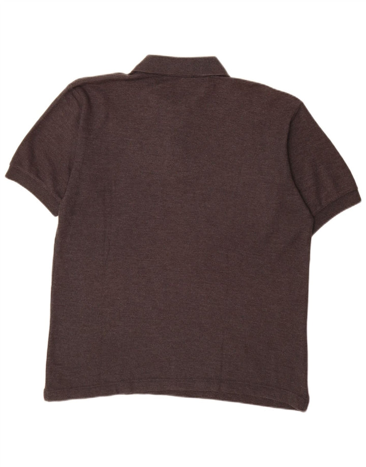 Tricou polo pentru bărbați FILA IT 48 bumbac maro mediu