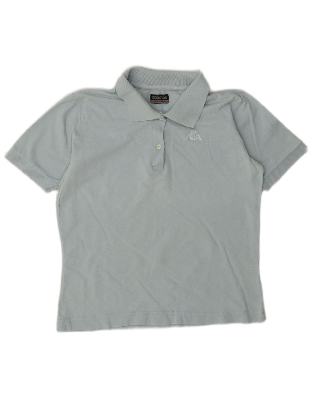 Tricou polo Kappa pentru femei UK 12, bumbac albastru mediu