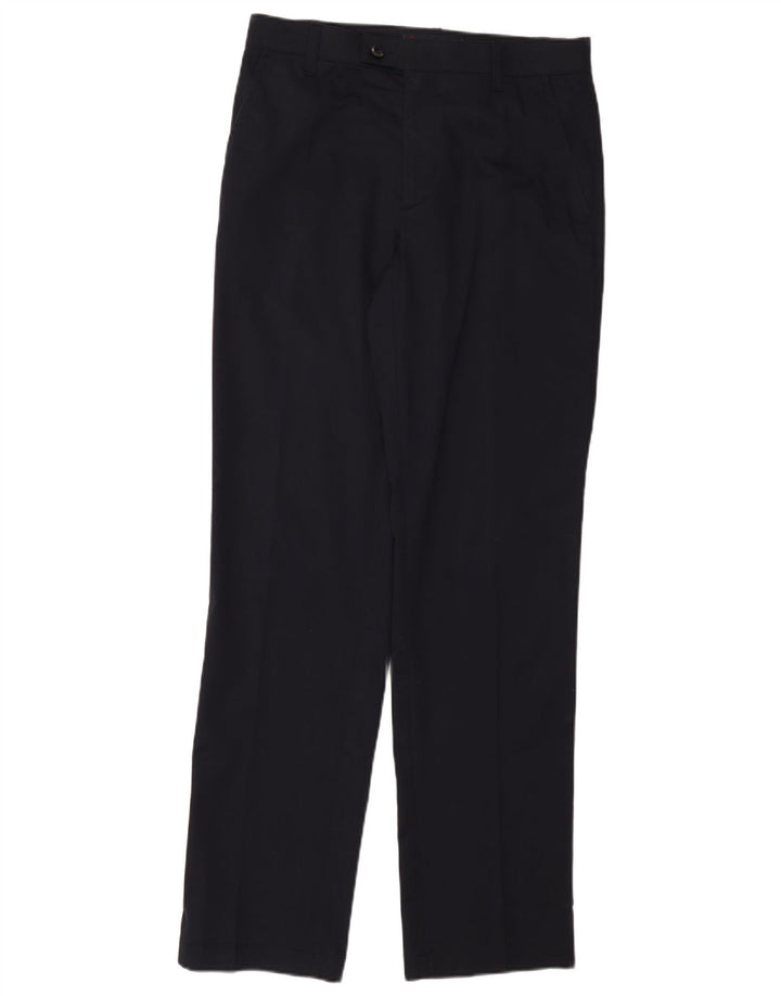 CONTE OF FLORENCE Pantaloni de costum pentru bărbați IT 48 Mediu L32 L33 Bleumarin