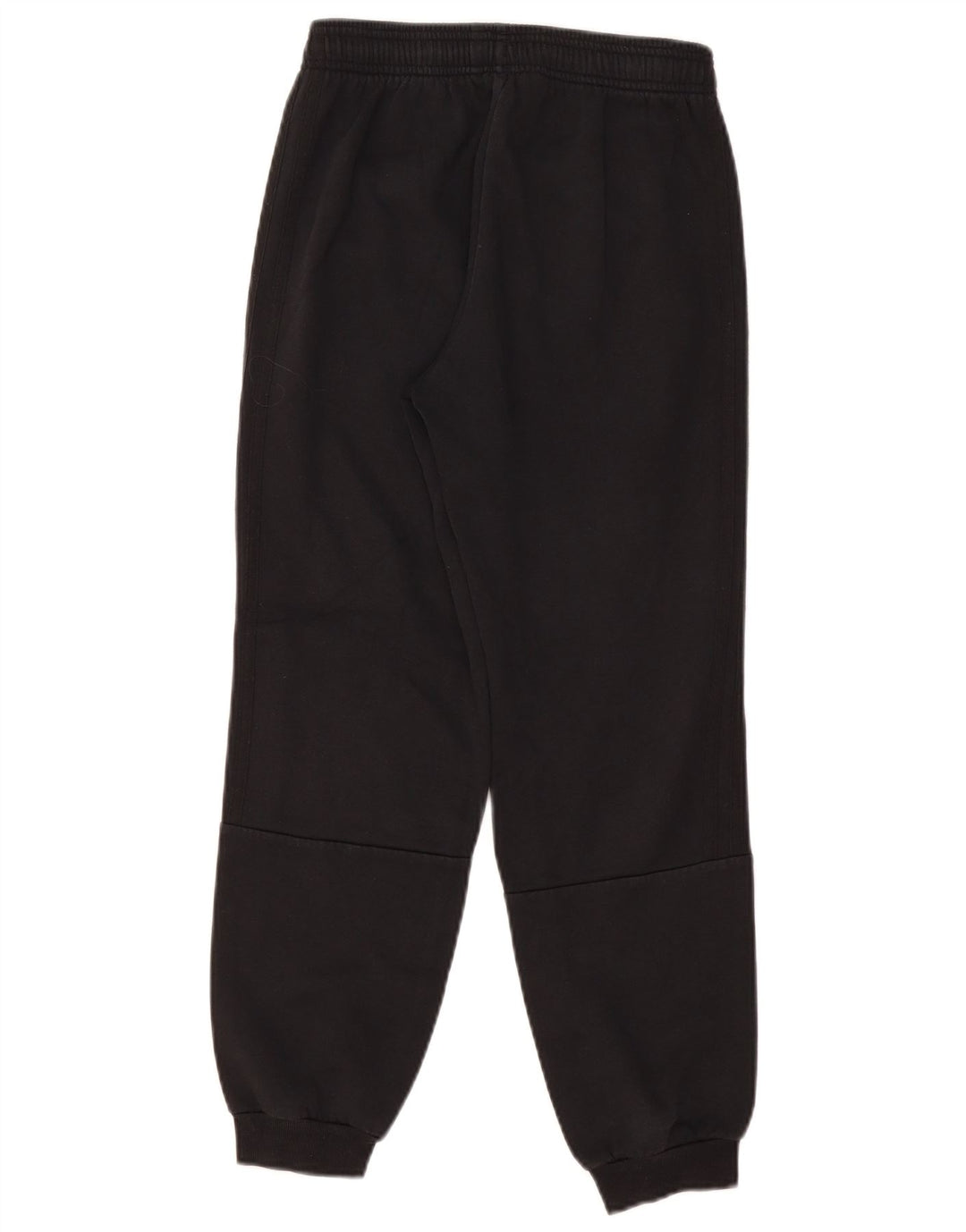 Pantaloni de trening ADIDAS baieti Joggeri 11-12 ani bumbac negru