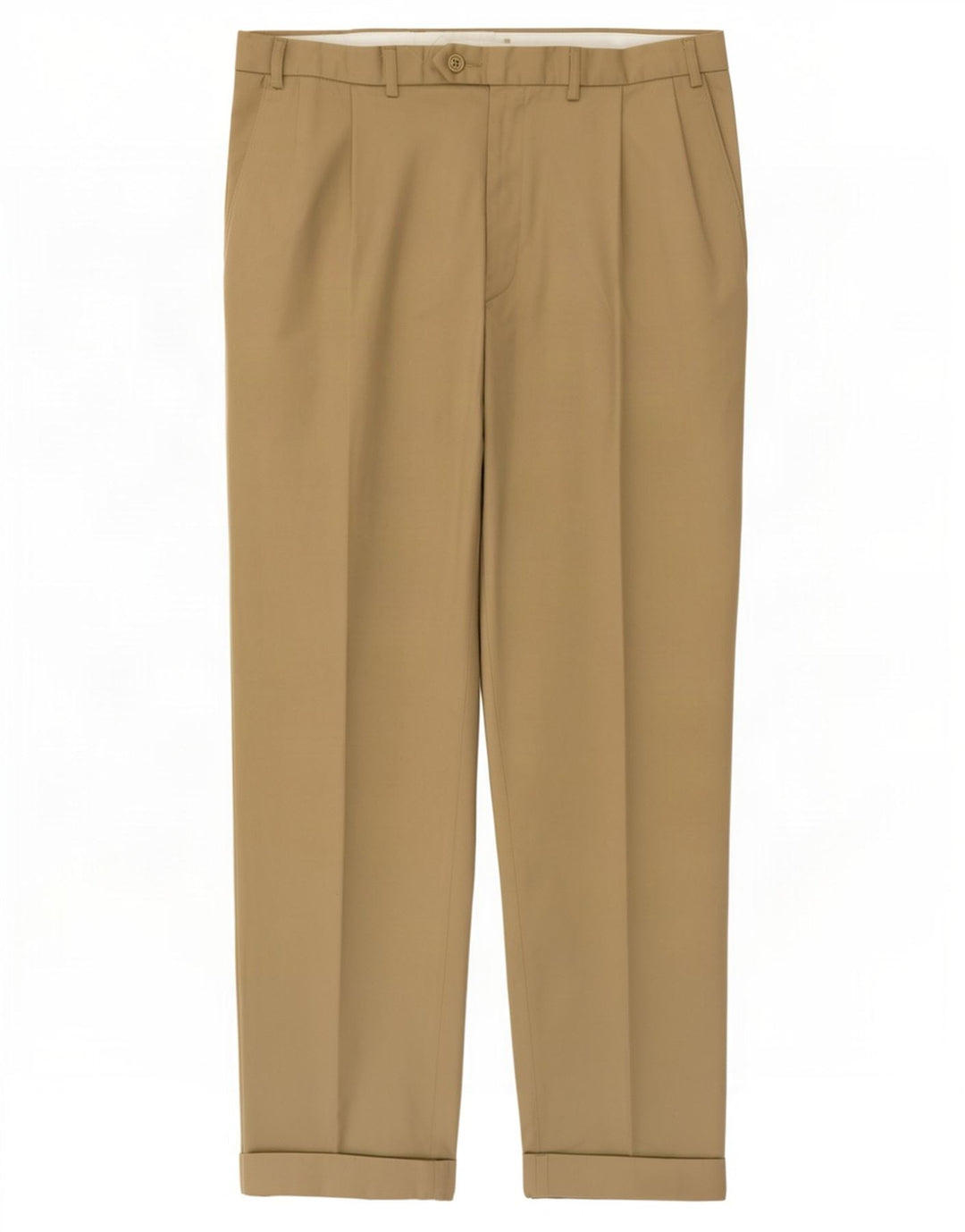 Pantaloni de costum pentru bărbați Marks & Spencer L36 L31 poliester bej