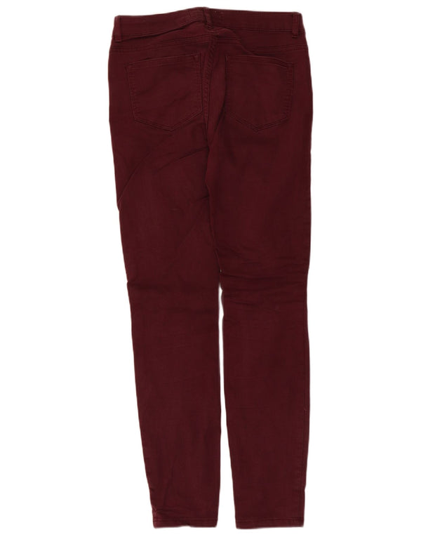 Fat Face Pantaloni skinny casual pentru femei UK 8 Small W28 L27 Maroon