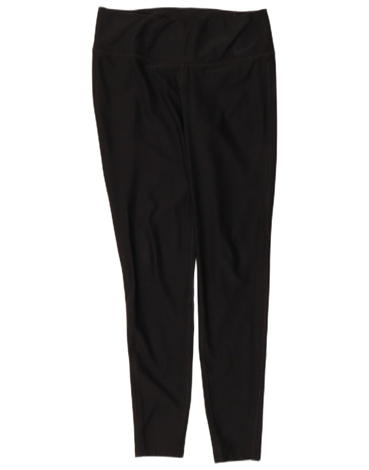 Leggings Dri Fit NIKE pentru femei UK 14 Poliester mediu negru