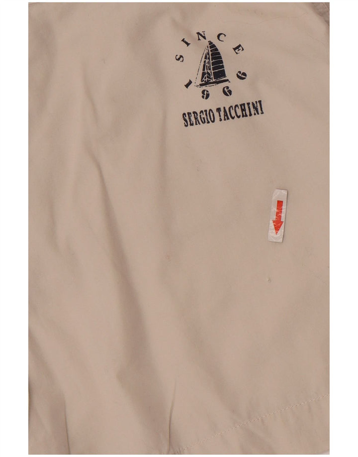 Sergio Tacchini Pantaloni scurți casual pentru femei IT 42 Medium W30 Bumbac alb