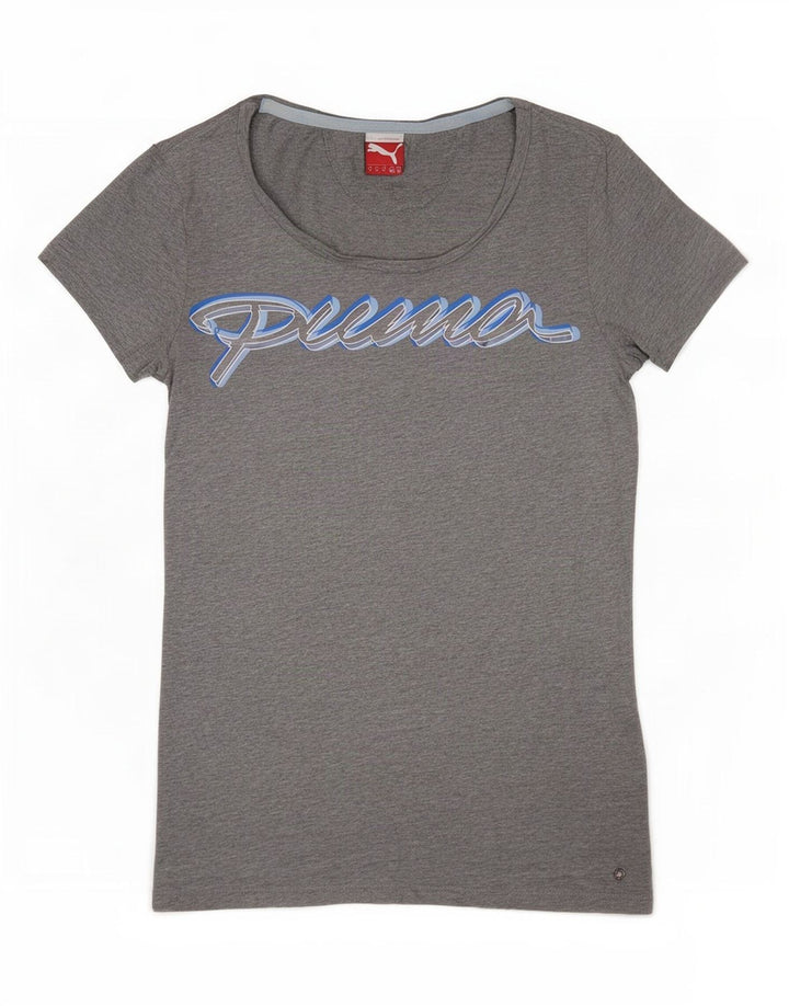 Tricou cu grafic Puma pentru femei Top UK 12 Medium Gri