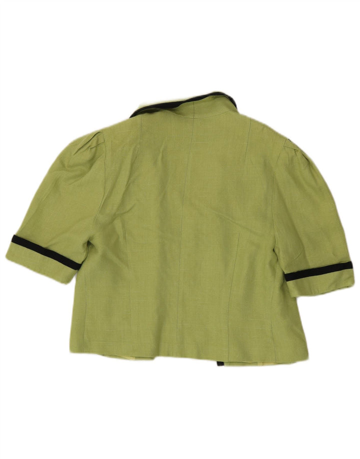 Top Bolero pentru femei Hardob UK 12 Medium Green Viscose