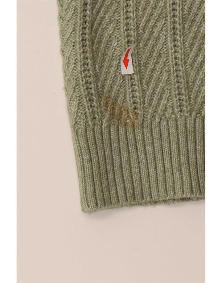 Pulover cardigan pentru femei Marks & Spencer UK 18 XL Poliester verde