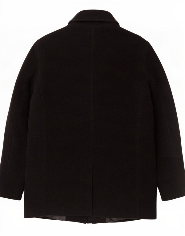 Pardesiu pentru bărbați Zara UK 42 XL Lână neagră