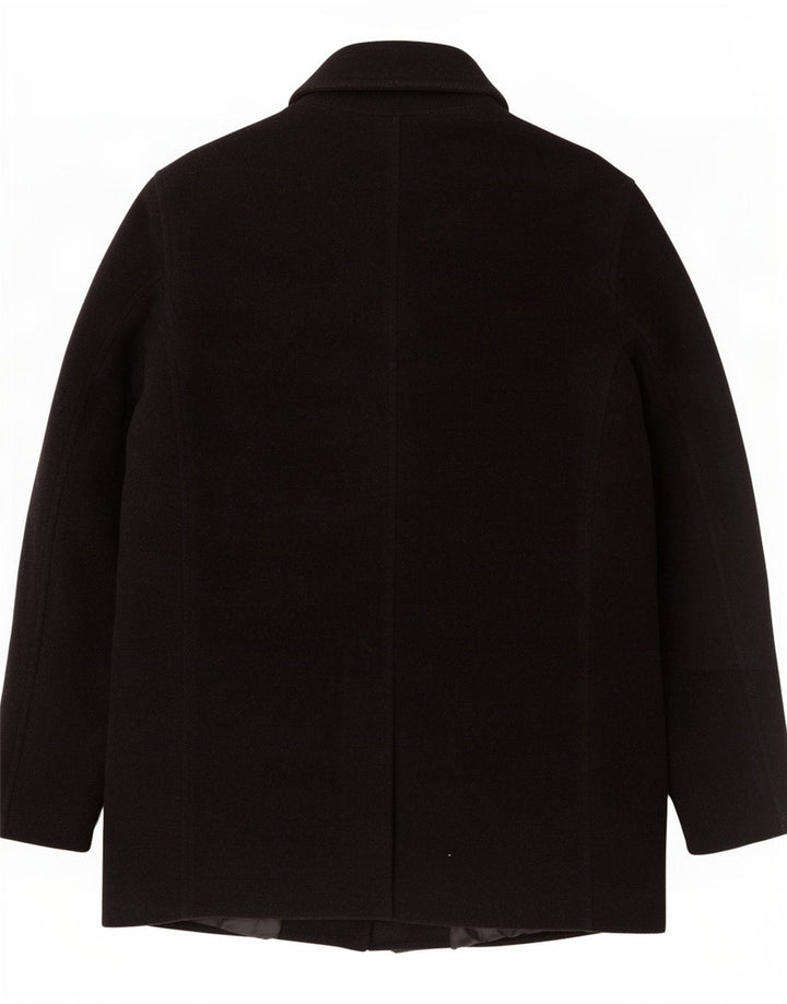 Pardesiu pentru bărbați Zara UK 42 XL Lână neagră