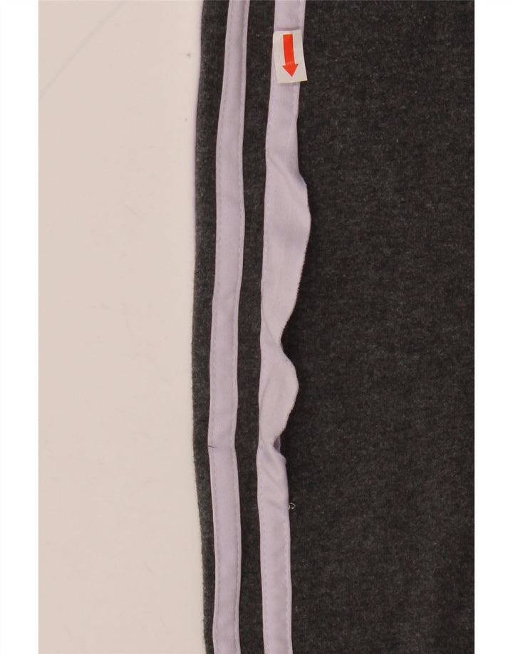 Leggings pentru femei ADIDAS UK 12, bumbac gri mediu
