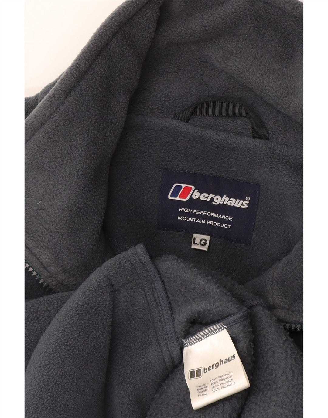 Jachetă fleece pentru bărbați Berghaus UK 40, mare, albastru, poliester