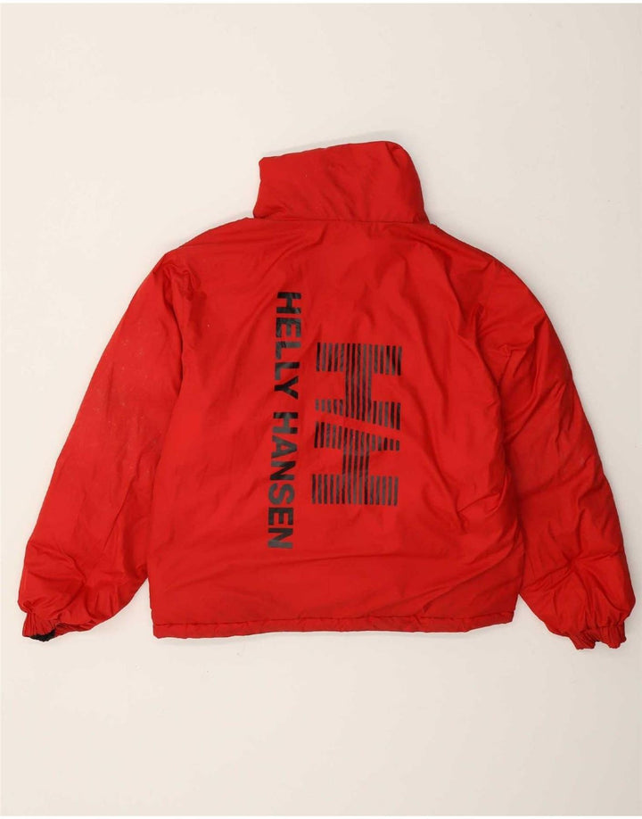Jachetă căptușită cu grafică supradimensionată pentru femei Helly Hansen UK 10 Small Black