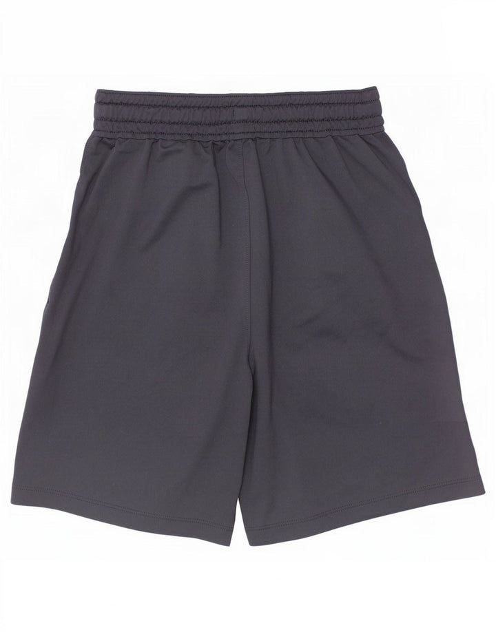 Pantaloni scurți sport grafic Under Armour pentru băieți 7-8 ani poliester negru mic