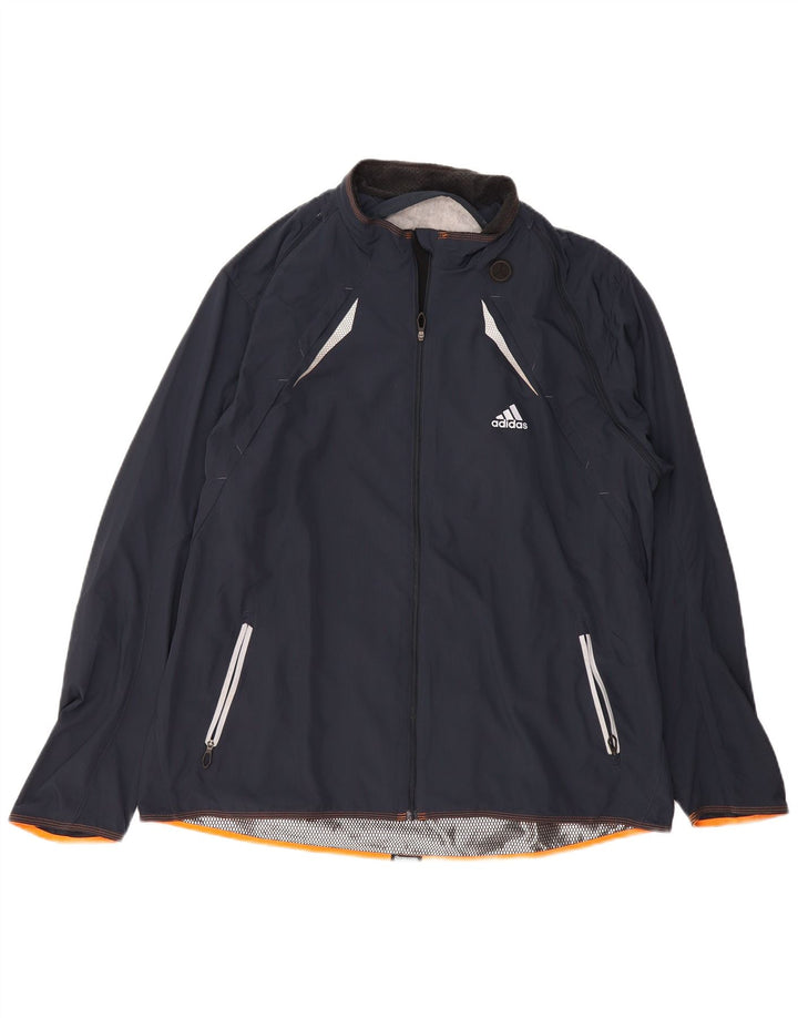 Jachetă de ploaie ADIDAS Clima 365 pentru bărbați UK 42 XL bleumarin poliester