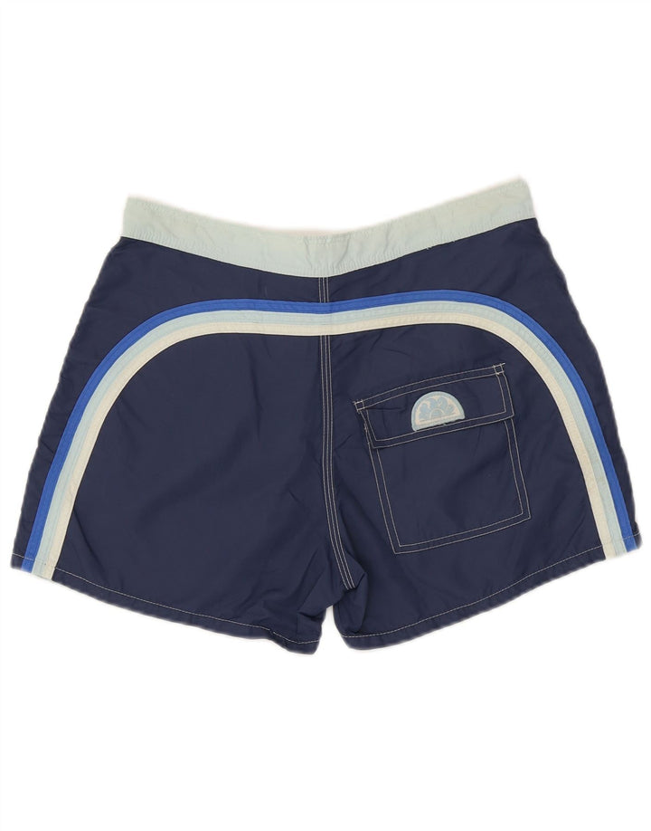 SUNDEK Pantaloni scurți de înot pentru bărbați, albastru mediu, nailon color bloc
