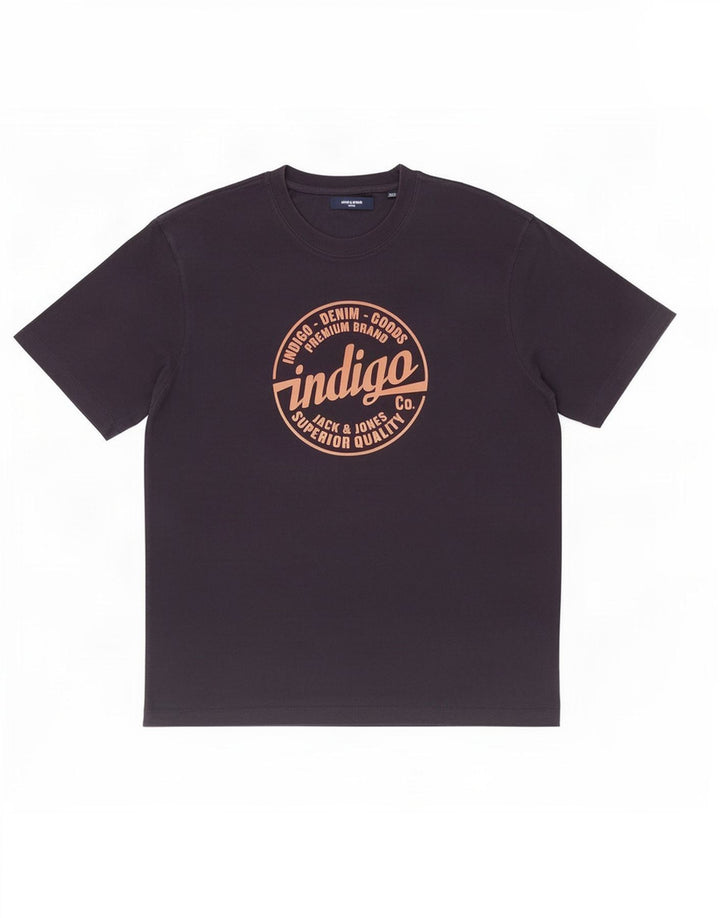 Tricou cu grafic Jack & Jones pentru bărbați Top Mediu Bleumarin