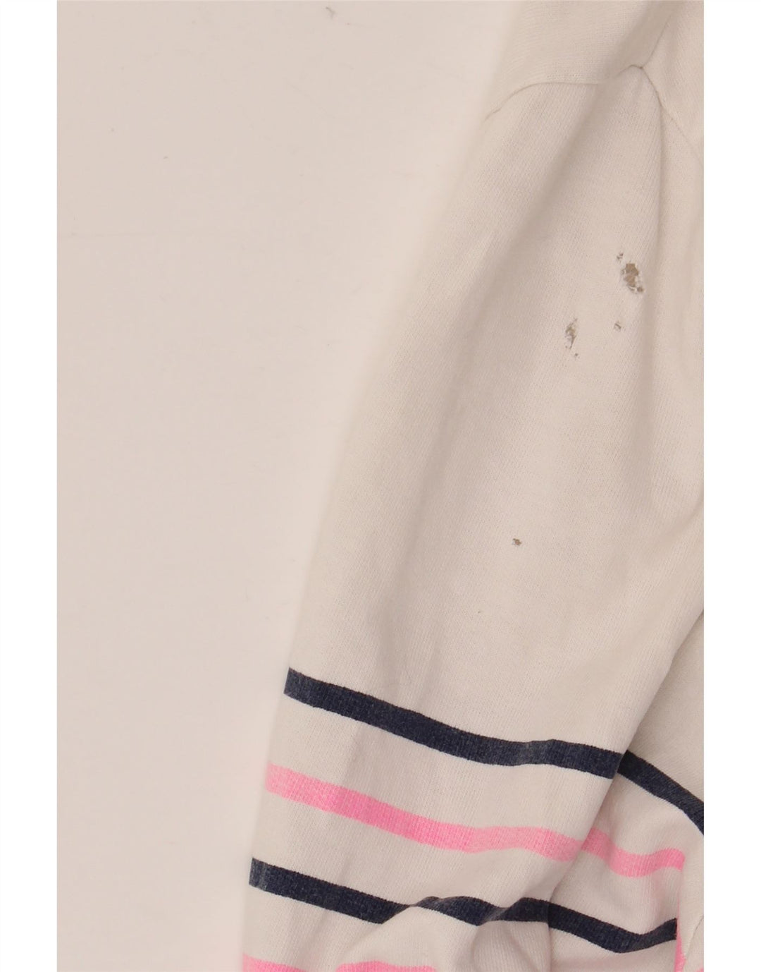 JOULES Pulover pentru damă cu gât cu nasturi, UK 20 2XL, cu dungi albe