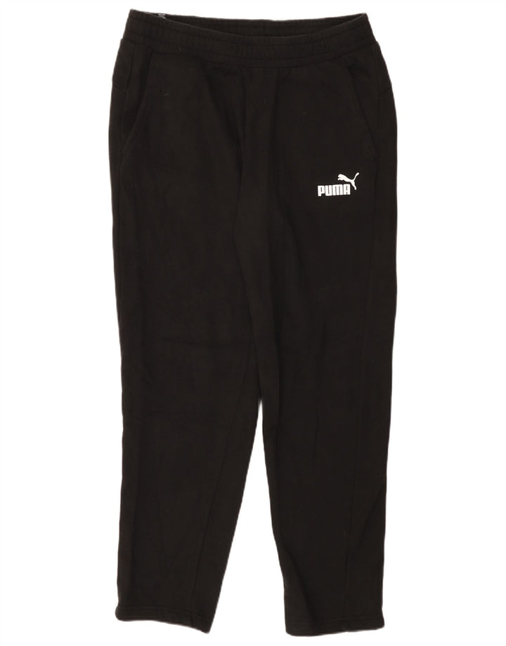 Pantaloni de trening PUMA pentru bărbați, mari, negru, bumbac