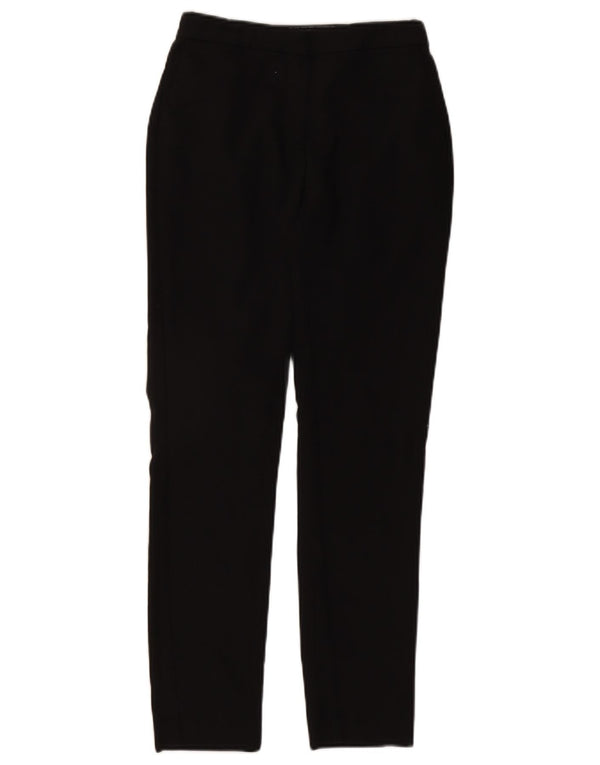 Pantaloni chino slim pentru femei Zara XS W24 L28 bumbac cu pete negre