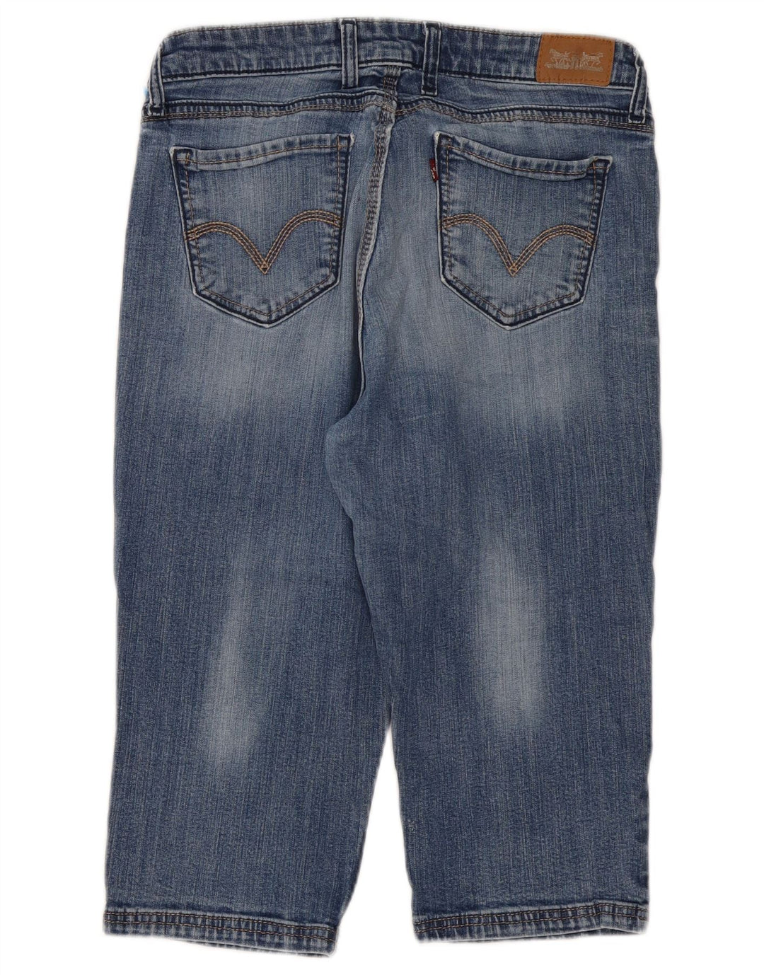 Jeans Capri pentru femei LEVI'S US 12 Large W31 L18 Blue Bumbac