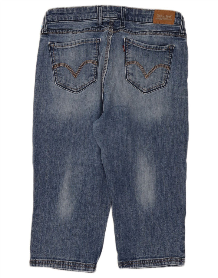 Jeans Capri pentru femei LEVI'S US 12 Large W31 L18 Blue Bumbac