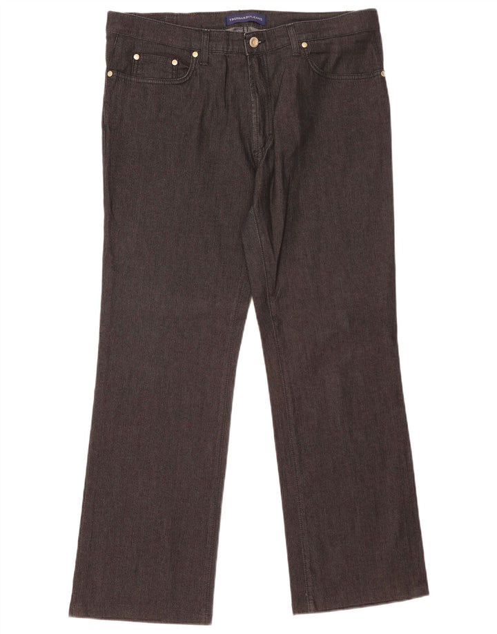 Blugi Trussardi Bootcut pentru femei W34 L29 bumbac negru
