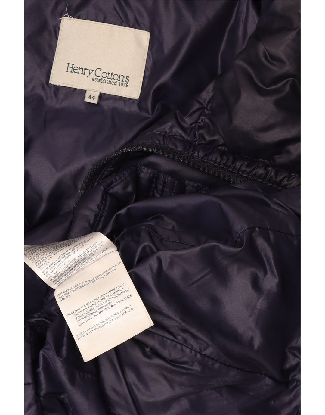 Jachetă căptușită pentru femei Henry Cottons IT 44 Medium Bleumarin Poliamidă