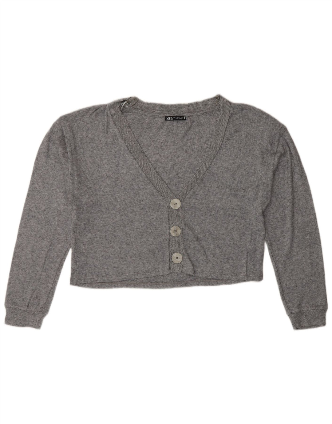 Pulover cardigan supradimensionat pentru femei Zara UK 10 Mic Gri