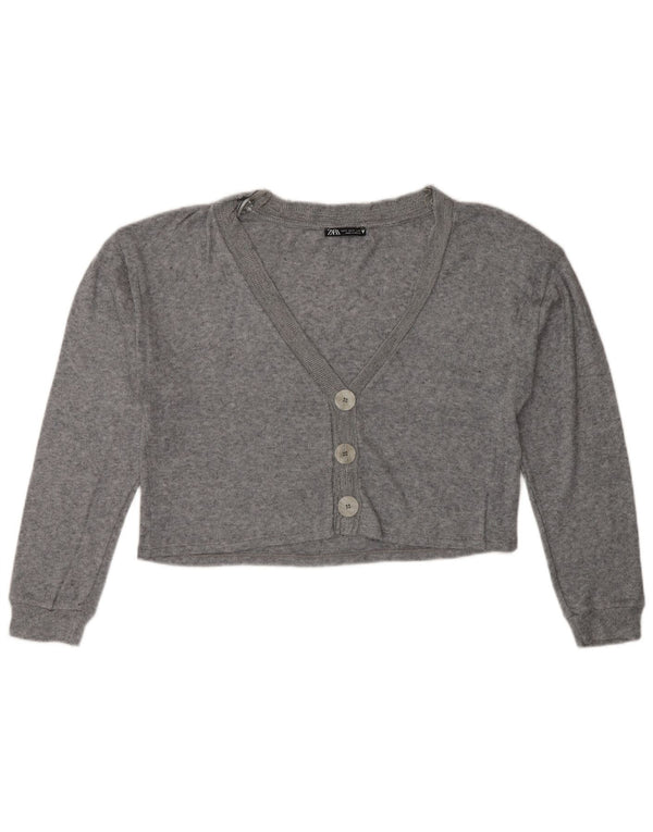 Pulover cardigan supradimensionat pentru femei Zara UK 10 Mic Gri