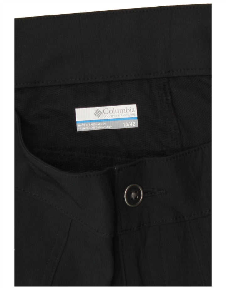 Pantaloni cargo subțiri Columbia pentru femei US 10 Large W30 L31 Poliester negru