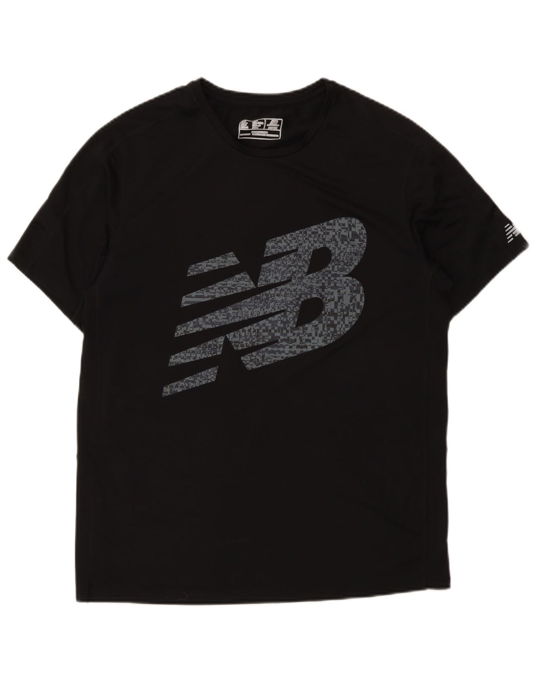 Tricou grafic pentru bărbați New Balance Top Mediu Negru