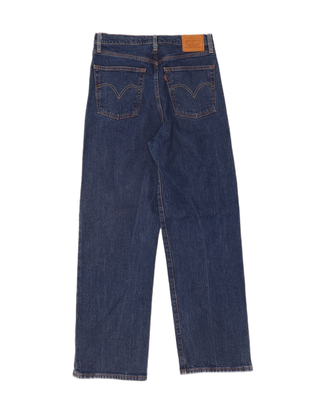 Blugi drepti pentru femei LEVI'S Ribcage W30 L29 Bumbac albastru