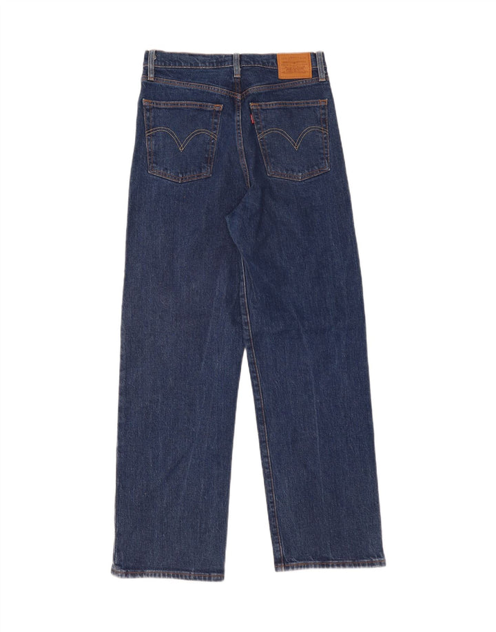 Blugi drepti pentru femei LEVI'S Ribcage W30 L29 Bumbac albastru