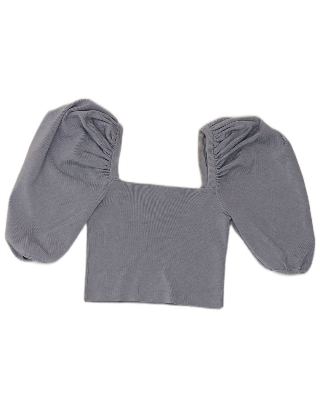Top cu umeri decupați Zara pentru femei UK 8 Small Blue Viscose