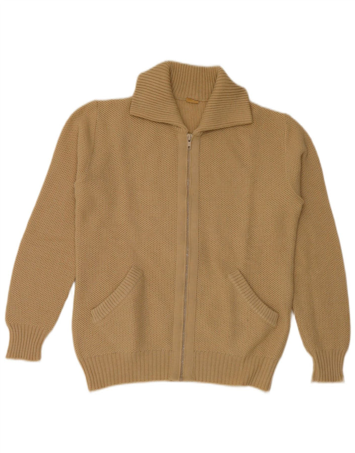 Pulover cardigan pentru bărbați Gordon, poliester mediu bej