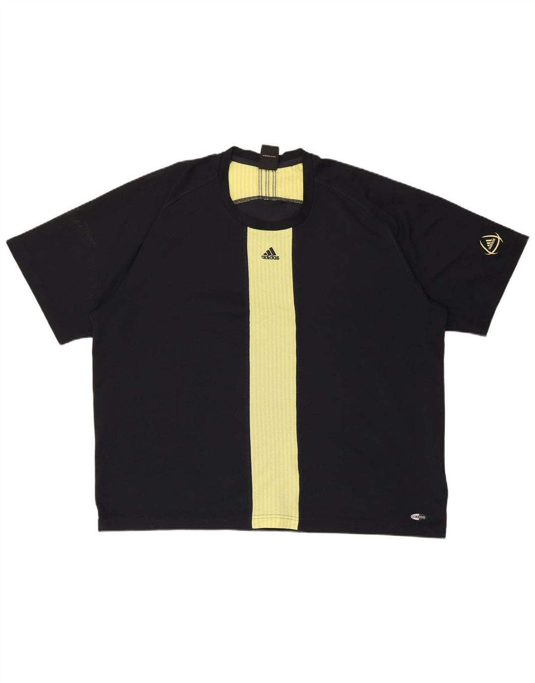 Tricou ADIDAS Climacool pentru bărbați Top 2XL, negru, poliester color bloc