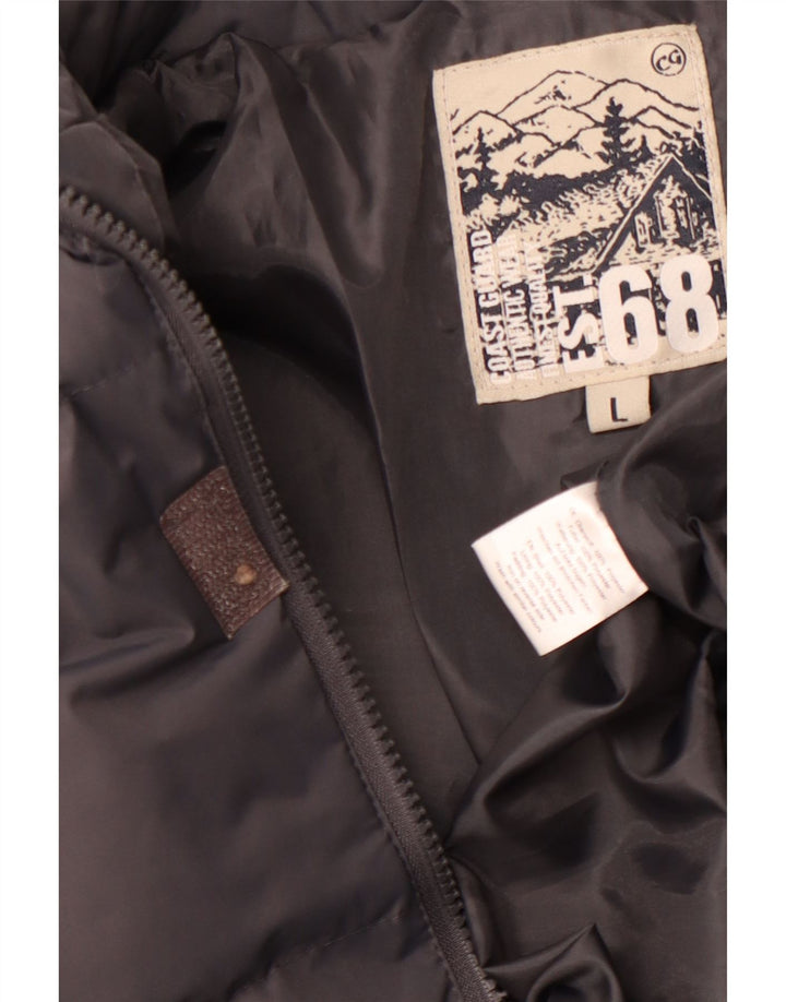 COAST GUARD Jachetă căptușită pentru bărbați UK 40, mare, gri, poliester