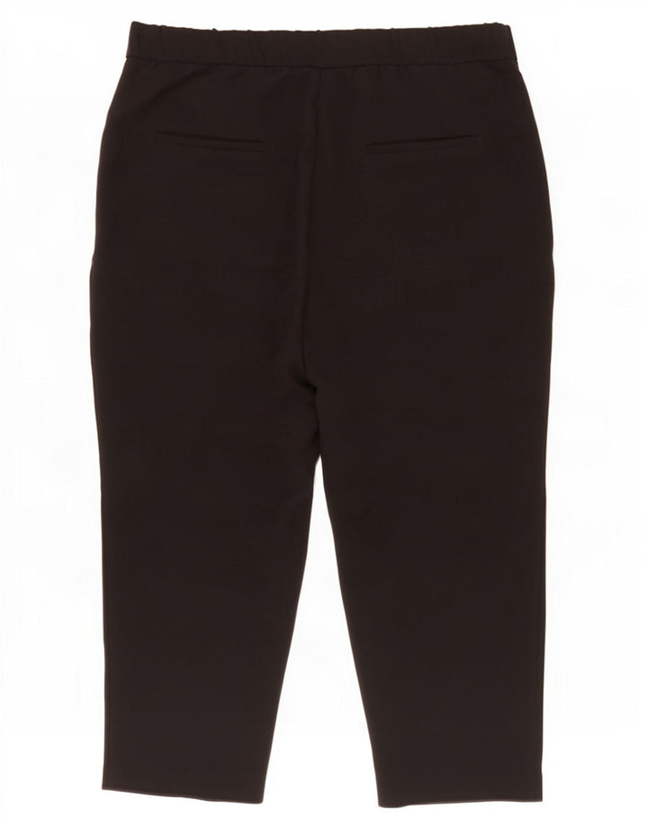 Pantaloni Zara femei Trafaluc Capri Medium W28 L19 Negru