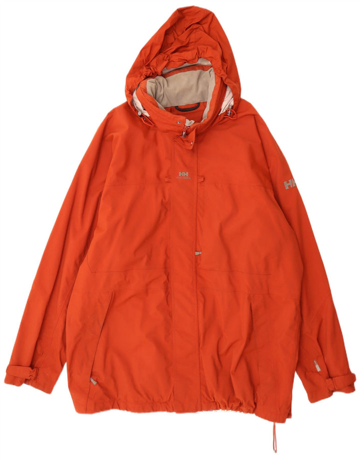 Jachetă de ploaie cu glugă pentru bărbați Helly Hansen UK 44 2XL Orange Nylon