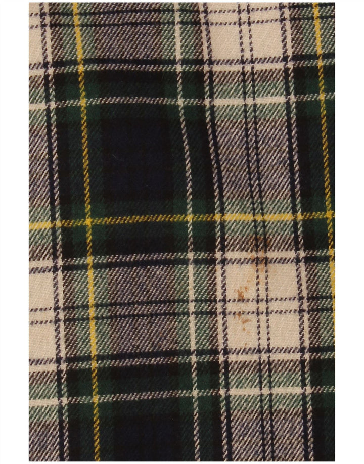 Fusta Dreaptă Femei VINTAGE W36 XL Bleumarin Check