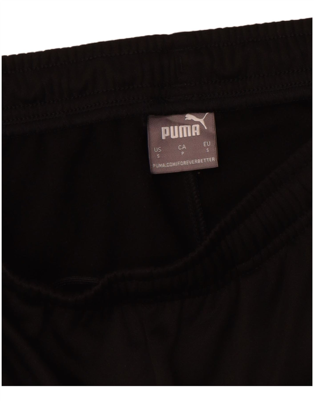 Pantaloni de trening Puma Graphic pentru bărbați, negru, poliester color bloc