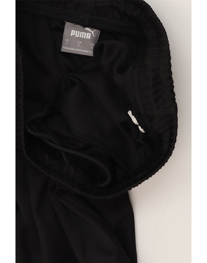 Pantaloni de trening pentru bărbați Puma, negru, poliester color bloc