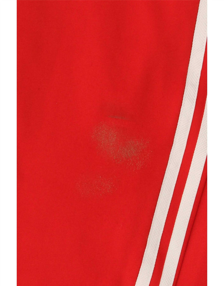 Adidas Băieți Pantaloni Trening Pantaloni Joggeri 14-15 Ani Poliester Roșu